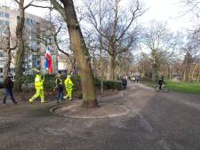 Gele hesjes demonstreren in centrum van Nijmegen