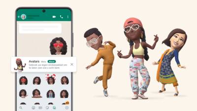 WhatsApp brengt 3d-avatars voor stickers en profielfoto uit