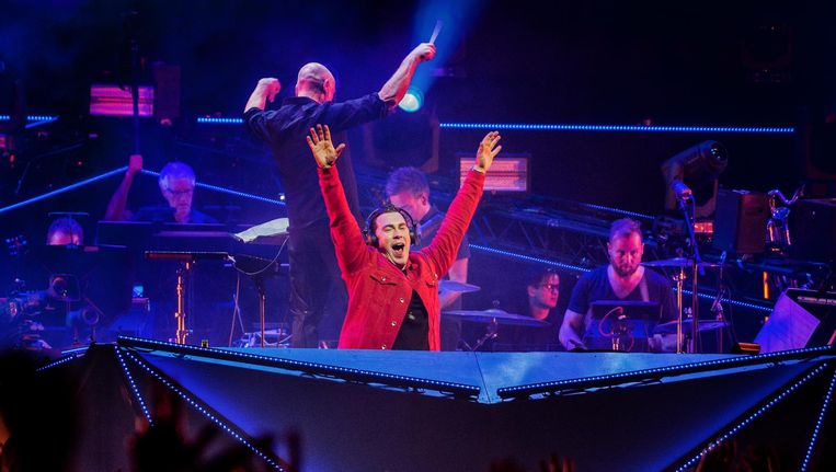 DJ Hardwell en het Metropole Orkest in de Ziggo Dome. Beeld anp