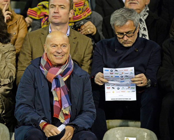 In 2013 zat D'Onofrio bij een wedstrijd van de Rode Duivels vlak naast José Mourinho. Ex-Porto - mag het verbazen?