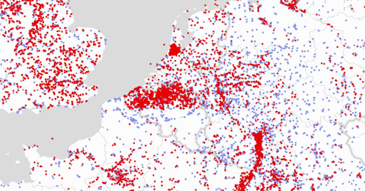 Kartlegging: mer enn 17 000 forurensede PFA-steder i Europa, de høyeste konsentrasjonene i Belgia |  PFAS Western Schelde