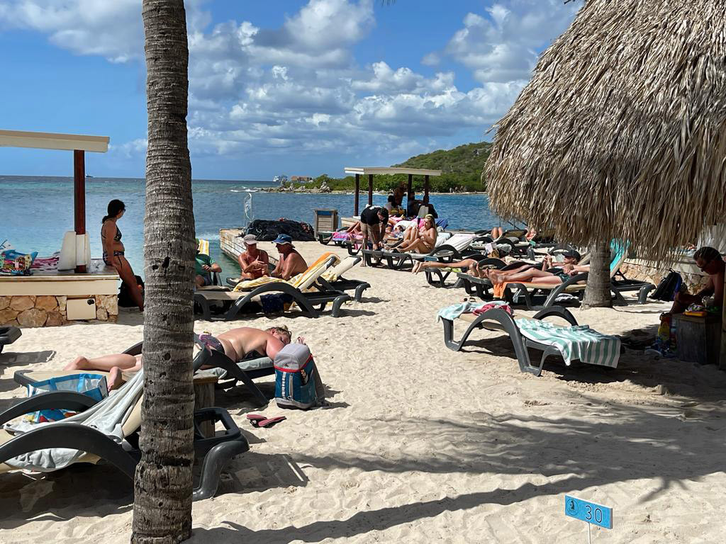 Jan Thiel Beach op Curaçao.