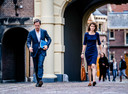Mark Rutte (VVD) en Sophie Hermans (VVD) tijdens de kabinetsformatie.