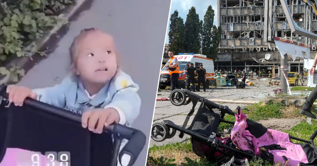 Il filmato mostra gli ultimi momenti dell’ucraina Lisa (4) prima di morire in un attacco missilistico su Vinnytsia |  All’estero