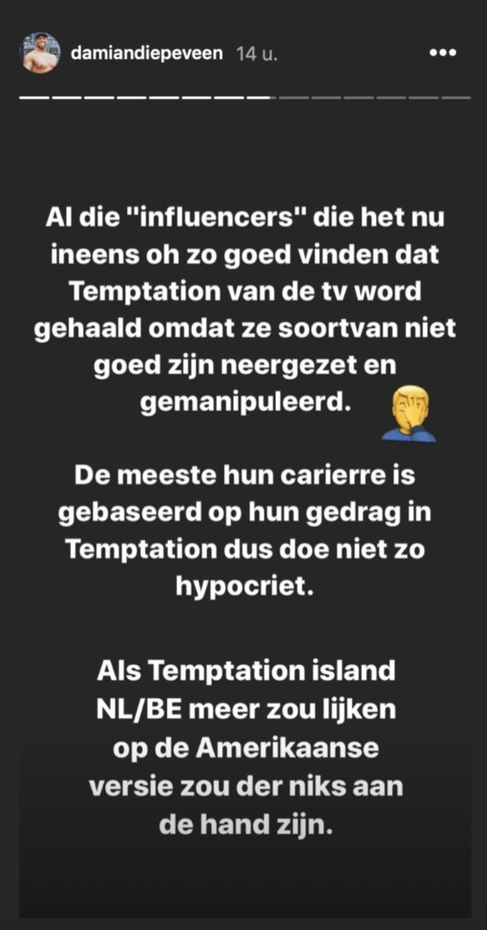 de Stories van Damian.
