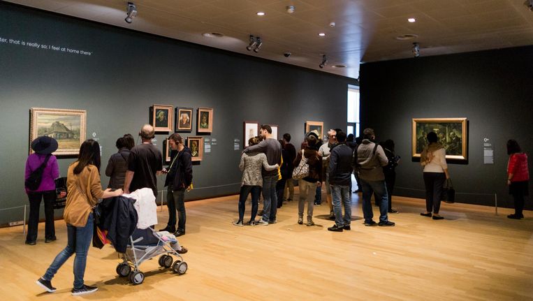 Het Van Gogh Museum trok dit jaar een recordaantal bezoekers. Beeld anp