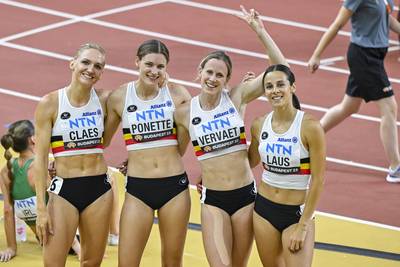 De Belgian Cheetahs, zonder Cynthia Bolingo, worden knap vijfde in de finale van de 4x400m