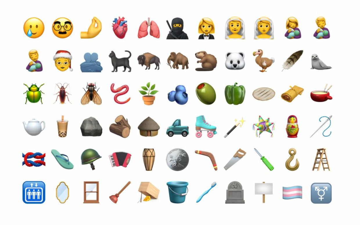 De nieuwe emoji's zullen opduiken in iOS 14.2 Beeld Emojipedia