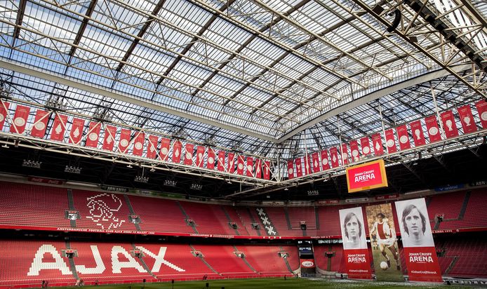 Ajax speelt zijn thuiswedstrijden in de Johan Cruijff Arena.