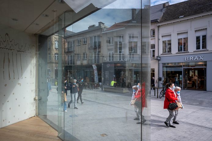 De leegstand in winkelpanden is in Mechelen lager dan in de meeste andere centrumsteden.