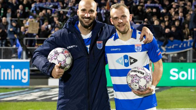 PEC Zwolle heeft met Thy en Vellios een luxeprobleem in de spits: ‘Het houdt elkaar scherp’