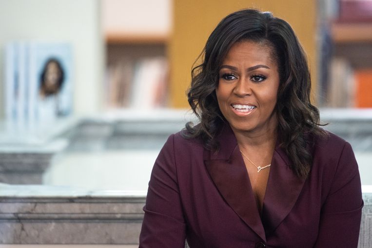 Ook Michelle Obama bekende in haar autobiografie 'Mijn verhaal' dat het opvoeden van kleine kinderen slopend was voor hun relatie. Beeld Getty Images
