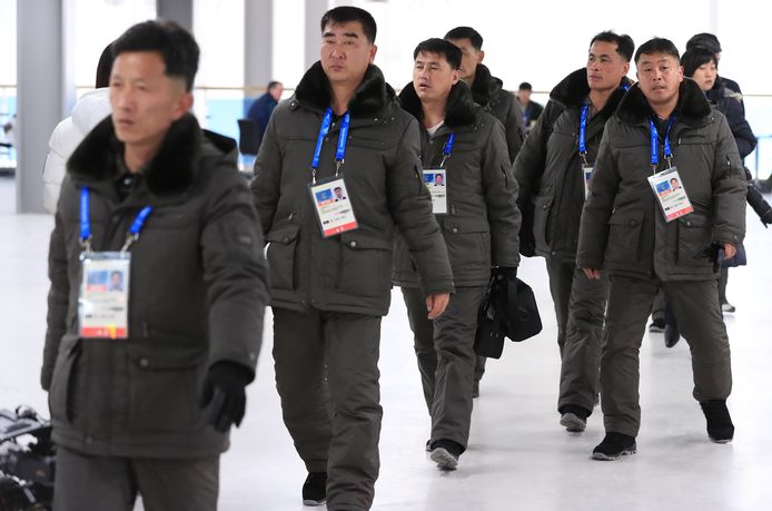 Noord-Koreaanse journalisten kwamen vandaag al aan in Zuid-Korea.
