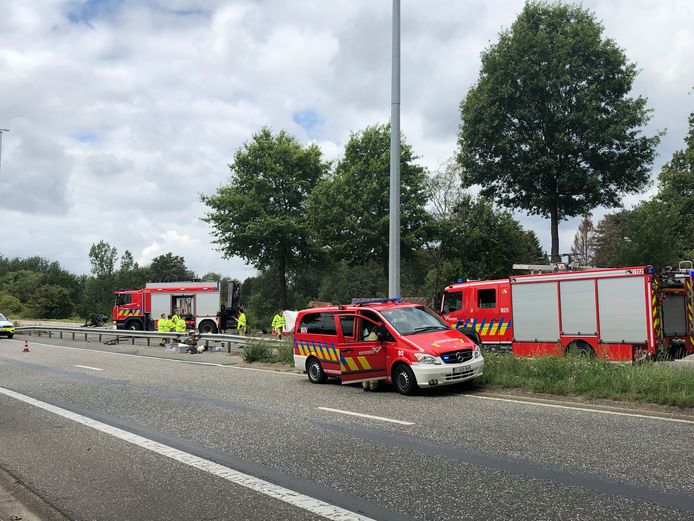 Het ongeval gebeurde op de Houtlaan in Wijnegem.