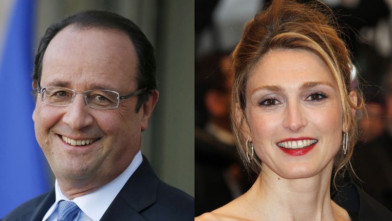 Francois Hollande en Julie Gayet Beeld AFP