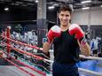 Mustafa Sarialtun in boksschool The Golden Gloves.