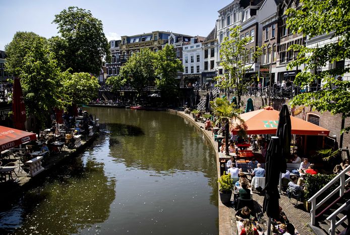 De Oudegracht in Utrecht.