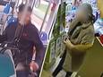 Twee recente voorbeelden van beelden die de politie naar buiten bracht. De jongeman links meldde zich uiteindelijk nadat hij onherkenbaar in beeld kwam, de vrouw rechts heeft nog een week de tijd.