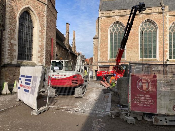 Op 21 maart nog een bouwwerf, maar hier passeren op 2 april wel degelijk de renners