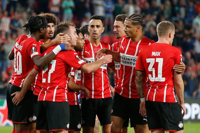 PSV eerder dit seizoen in het thuisduel met Real Sociedad, dat in 2-2 eindigde.
