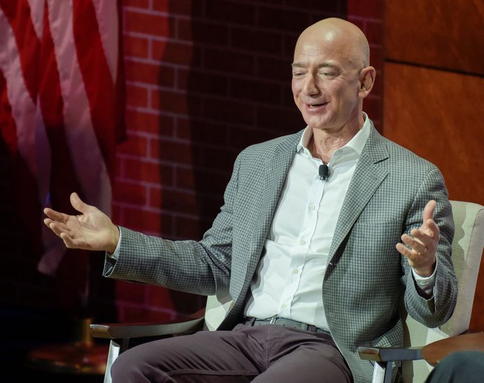 Jeff Bezos, de CEO van Amazon.