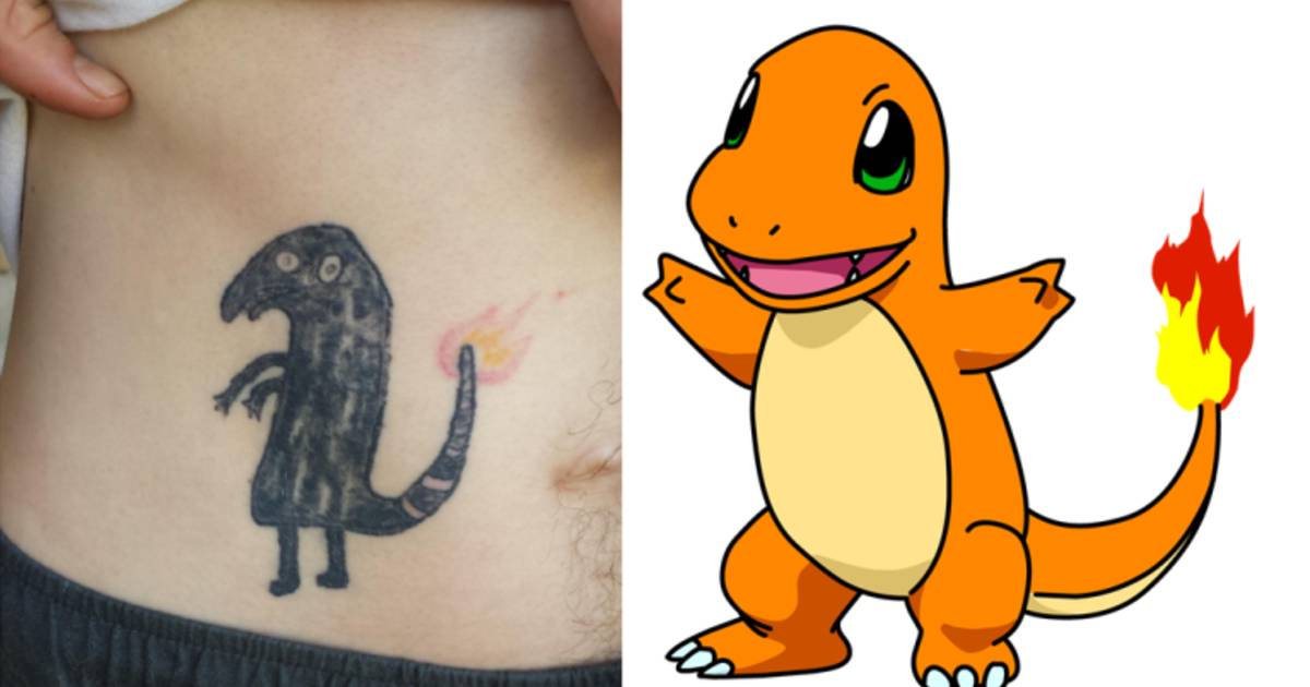 Il transforme un tatouage Pokémon raté de la meilleure façon possible  (PHOTO)