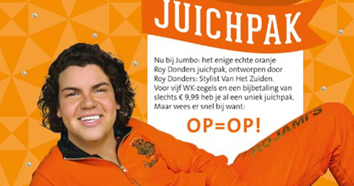 inhoudsopgave Behandeling kijken Jumbo verslikt zich in 'Donderse' juichpakken | Sport | AD.nl