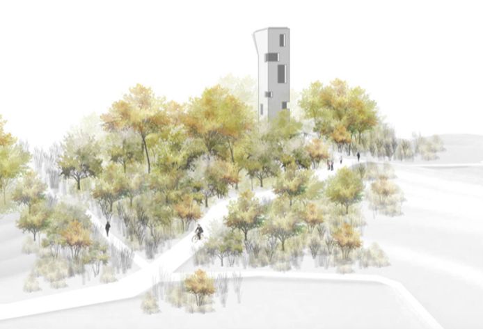 Onder meer de bouw van een 18 meter hoge uitkijktoren kwam op losse schroeven te staan, maar nu is er dan toch budget gevonden.