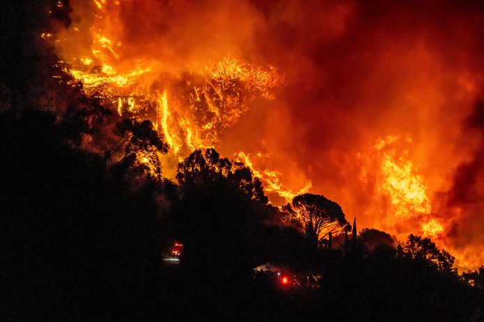 Volgens het rapport zal het zuiden van Europa in de toekomst zwaar te maken krijgen met bosbranden.