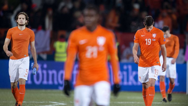Oranje druipt af na een nederlaag tegen IJsland Beeld anp
