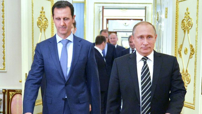 Bashar al-Assad en Vladimir Poetin.