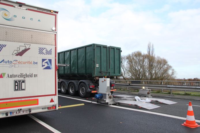 De mobiele keuringspost van Goca.