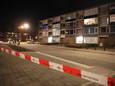 De flat werd ontruimd en de straat afgezet.