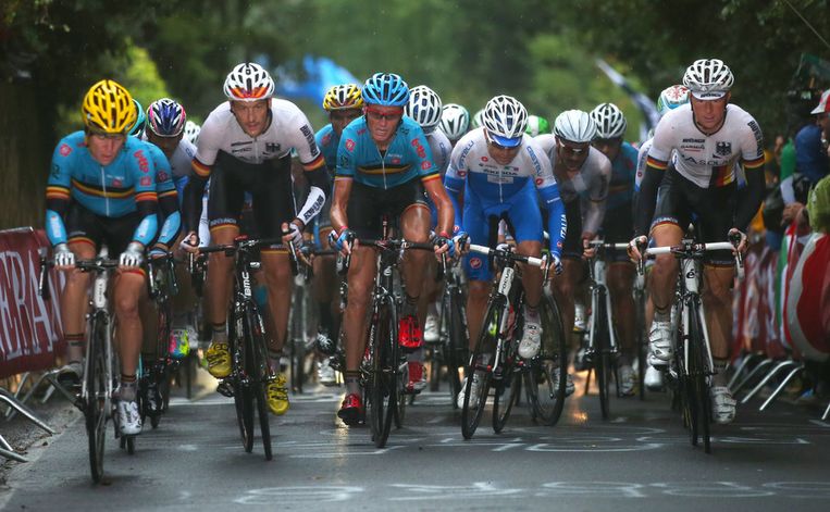 De Belgen namen even het commando. Beeld GETTY