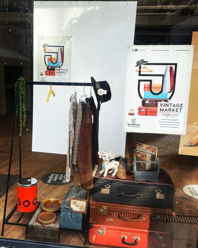 De vintage markt wordt voor de eerste keer georganiseerd.
