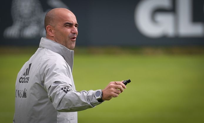 Martínez op training.