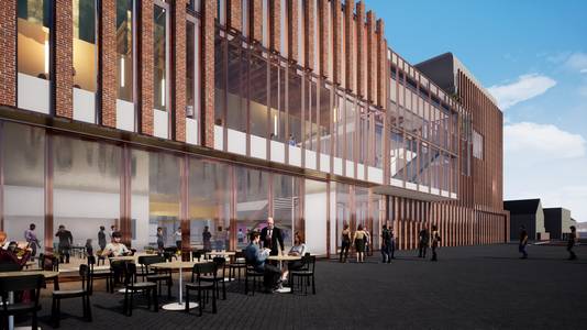 Het nieuwste ontwerp van het Theater aan de Parade in Den Bosch, zoals op 27 mei is gepresenteerd.