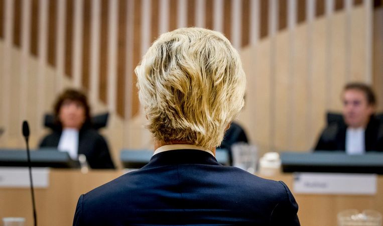 Het proces tegen Geert Wilders. Beeld anp