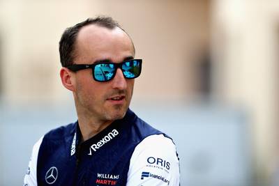 Kubica test voor Williams in Barcelona