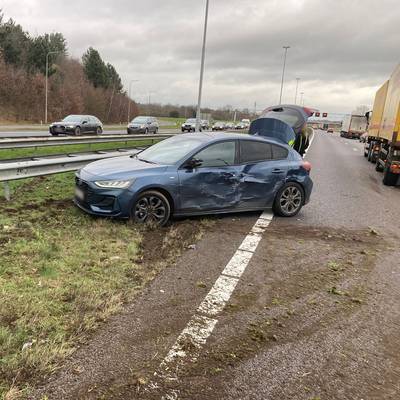 Twee ongevallen in anderhalf uur tijd op A58 bij Ulvenhout en Bavel, weg weer vrijgegeven