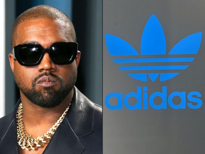 Kanye West tekende een hakenkruis voor nieuwe schoenen van Adidas de reden voor zijn ontslag Celebrities hln.be