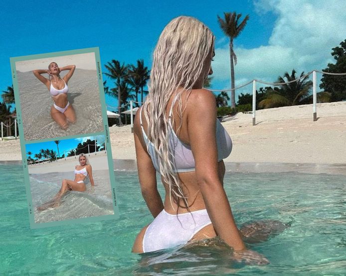 Kim Kardashian hyper sexy avec son maillot de bain transparent