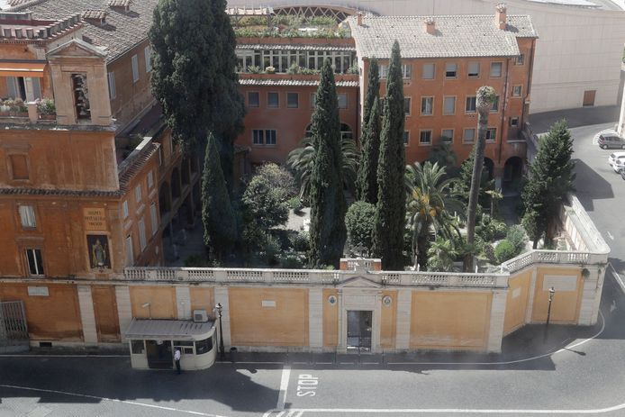 Het Duits kerkhof in Vaticaanstad.