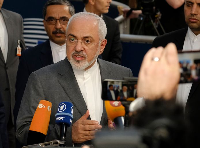 De Iraanse minister van Buitenlandse Zaken Mohammad Javad Zarif  (archiefbeeld).