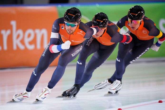 Patrick Roest, Marcel Bosker en Beau Snellink.