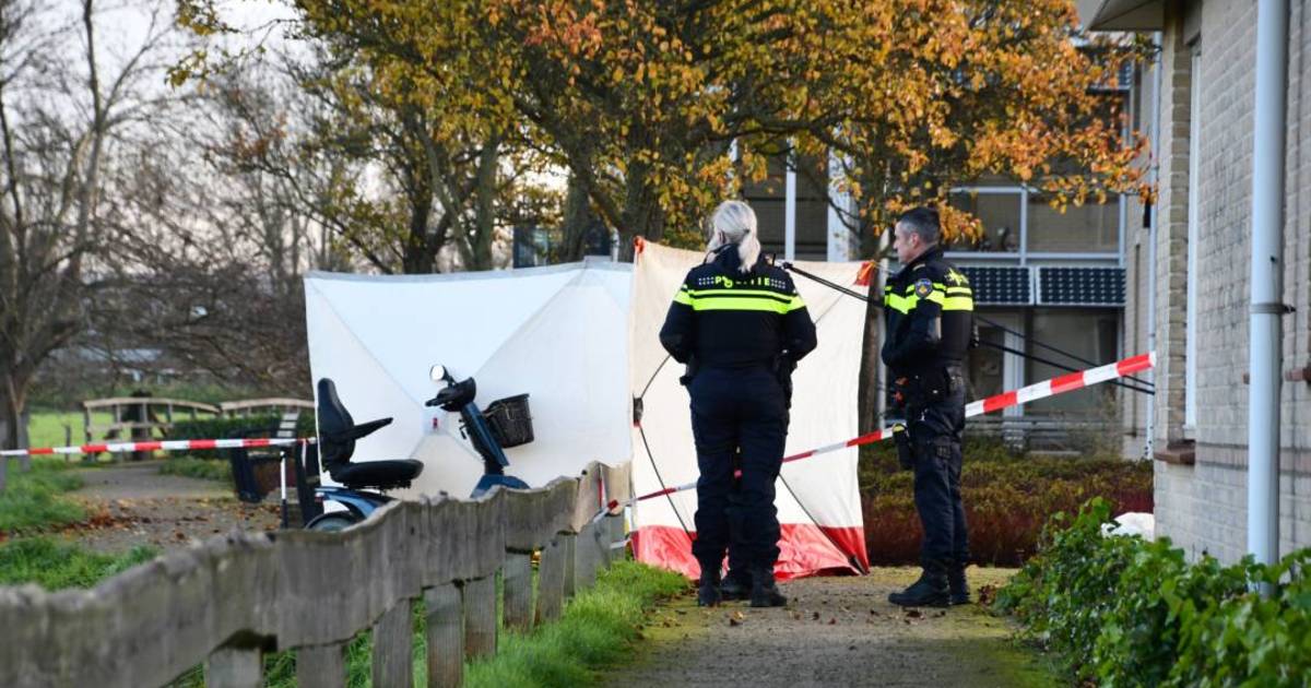 Man overleden nadat hij in sloot beland in Sint-Maartensdijk