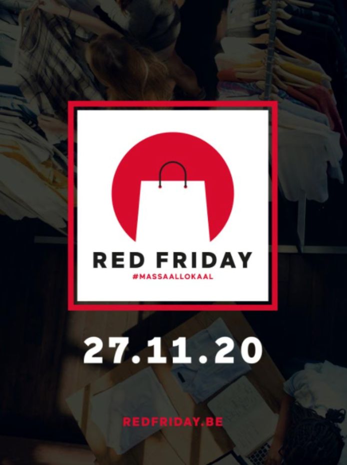 Red Friday is een initiatief van de Mode Unie.