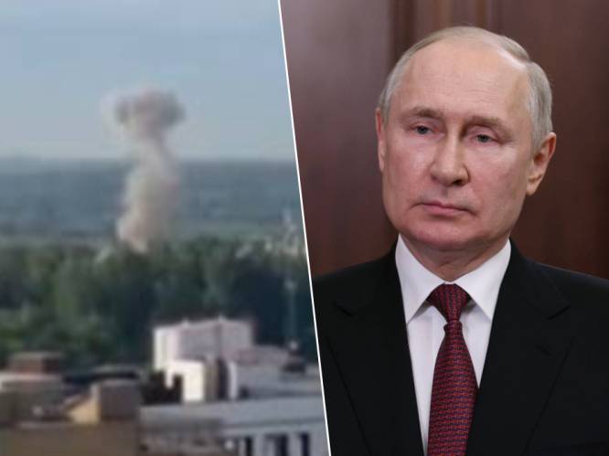 Poetin misnoegd over droneaanval op Moskou: “Oekraïne wil Russen intimideren” 