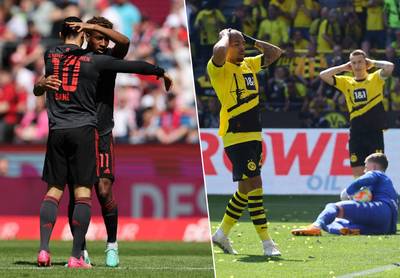MULTILIVE BUNDESLIGA. Dortmund en invaller Duranville putten moed uit aansluitingstreffer Guerreiro, Bayern virtueel kampioen
