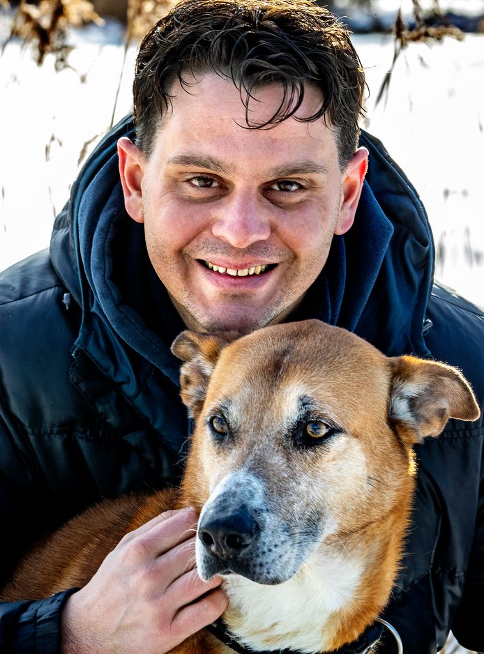 Arnoud showt hond op deze drie weken later wildvreemde prachtig portret van | Binnenland | AD.nl